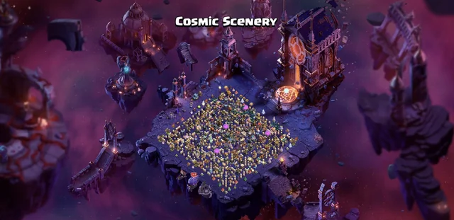 Image showcasing the new Cosmic Scenery and Hero Skins
