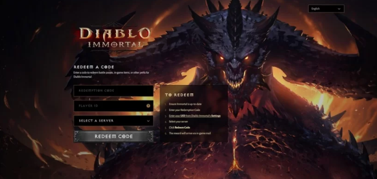 Diablo Immortal 2025 and how to redeem it.