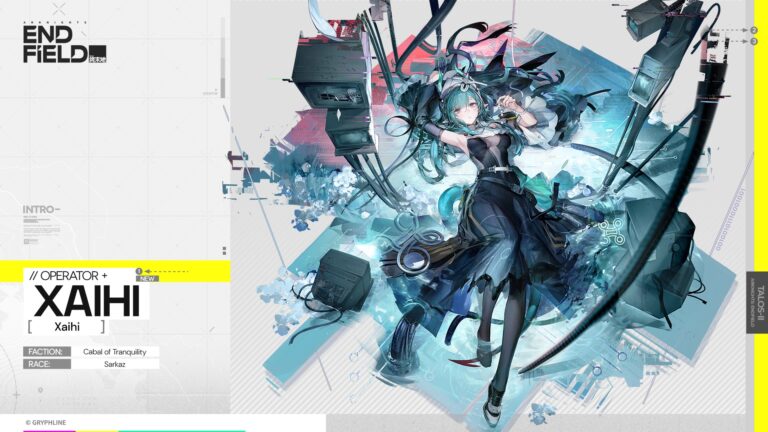 Arknights Endfield Character Spotlight: The Cryo Support Queen, Xaihi